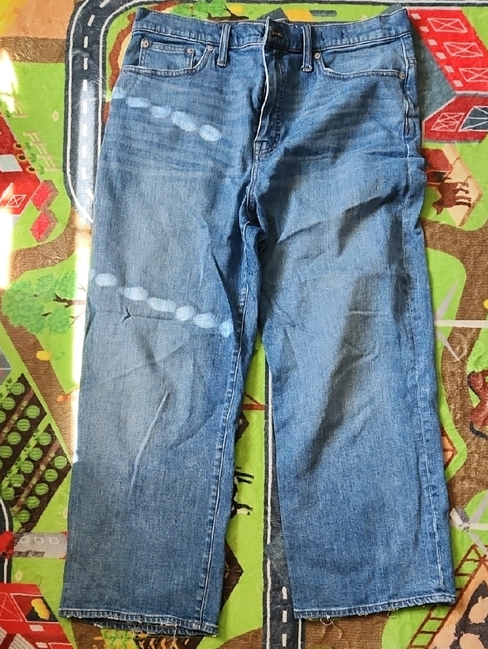Madewell Slim Wide-leg Crop Jeans, Size 32